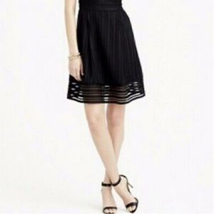Jcrew black eyelet skirt, size 4